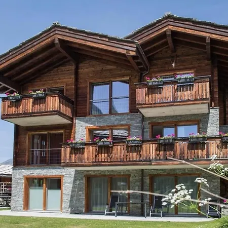 公寓 Ferienwohnung Monte Rosa Skiinskiout *
